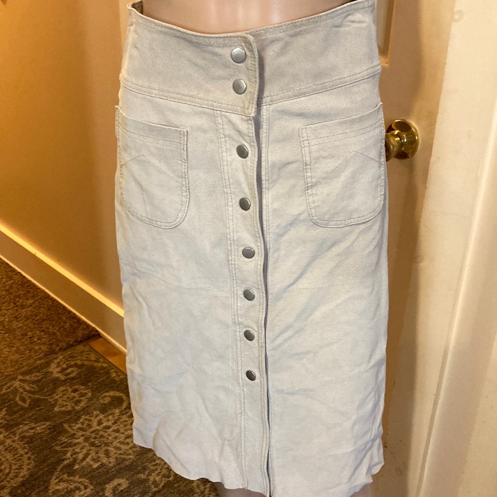 Vintage Charlotte Russe genuine leather skirt size 1/2